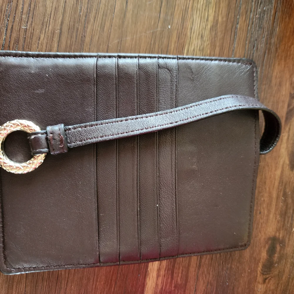 Bottega Veneta Brown Woven Leather Key & Card Holder - Picture 5 of 12